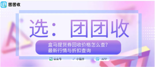 【团团收】盒马提货券回收价格怎么查？最新行情与折扣查询