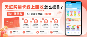 【团团收】天虹购物卡线上回收怎么操作？从查价到提交的流程手册