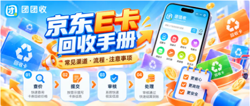 【团团收】京东E卡回收手册：2026闲置卡处理思路与常见问题