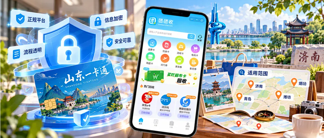 【团团收】山东一卡通回收安全吗？闲置卡处理与常见风险解析
