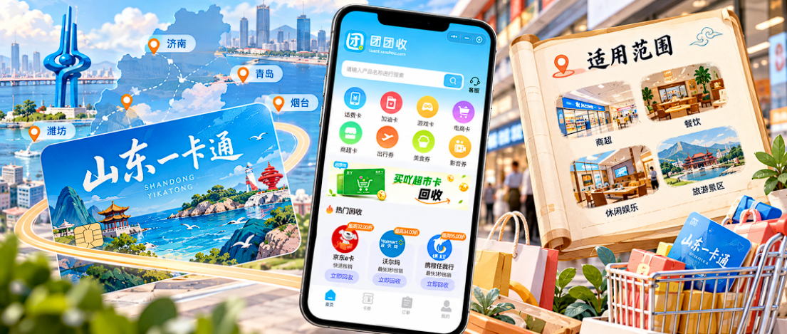 【团团收】山东一卡通回收怎么操作？适用范围、回收渠道与流程指南